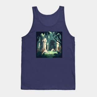 Lost City Ruins Discovered in Jungle Tank Top